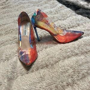 Steve Madden plastic pumps